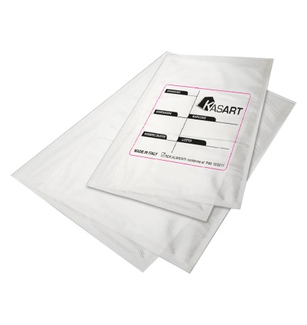 SACCHETTI PRETAGLIATI GOFFRATURA A ROMBO 12 x 20 - confezione 100 pezzi