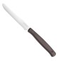 COLTELLO DA TAVOLA SEGHETTATO manico bianco