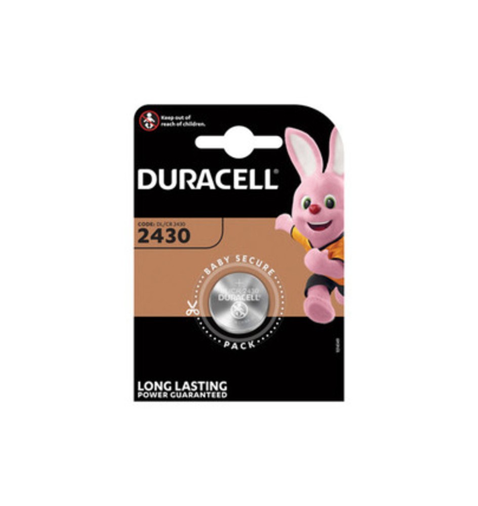 DURACELL BATTERIA A BOTTONE CR2430 BL 1 PZ