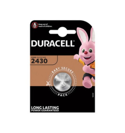 DURACELL BATTERIA A BOTTONE CR2430 BL 1 PZ