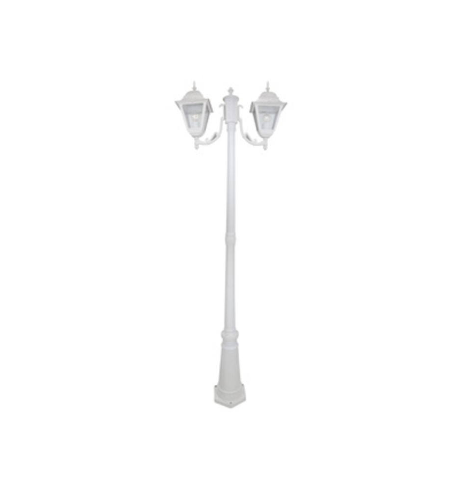 LAMPIONE NEW YORK H 200 CM 2 LUCI BIANCO