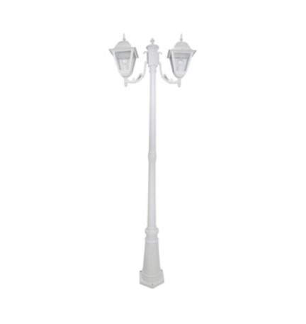 LAMPIONE NEW YORK H 200 CM 2 LUCI BIANCO