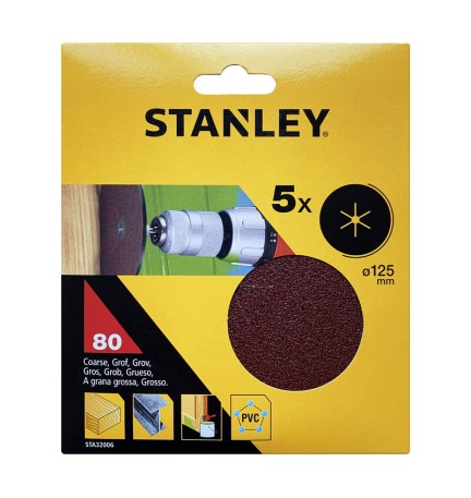 STANLEY STA32006 5 DISCHI D 125 GR 80