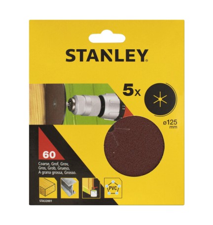 STANLEY STA32001 5 DISCHI D 125 GR 60