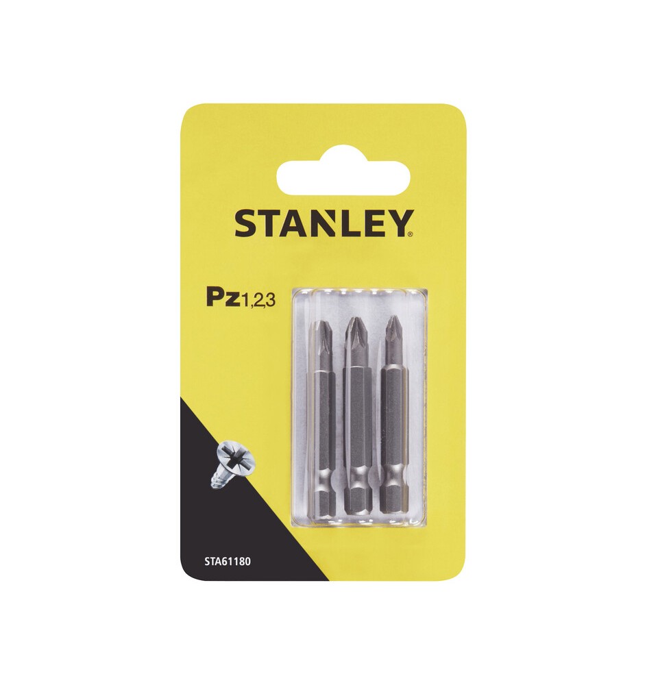 STANLEY STA61180 3 INSERTI MM.48 PZ 1-2-3