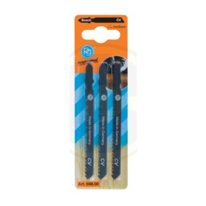 POGGI 697.00 3 LAME P/SEGHETTO BOSCH DENTI GROSS