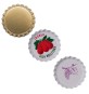 TAPPO A CORONA ø mm 26 'oro' - idonei per bollitura