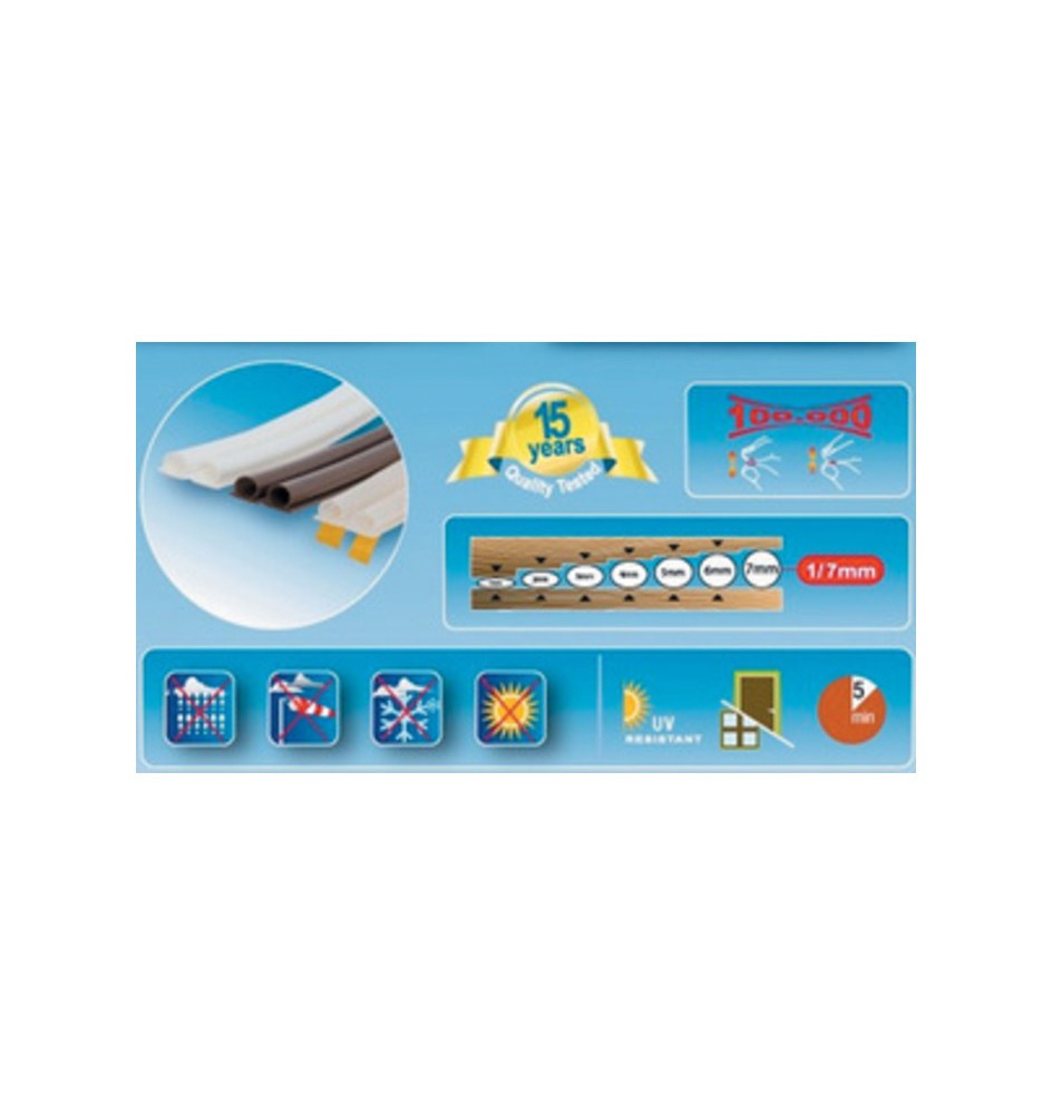 PARAFREDDO UNIVERSALE AL SILICONE 6 M MARRONE