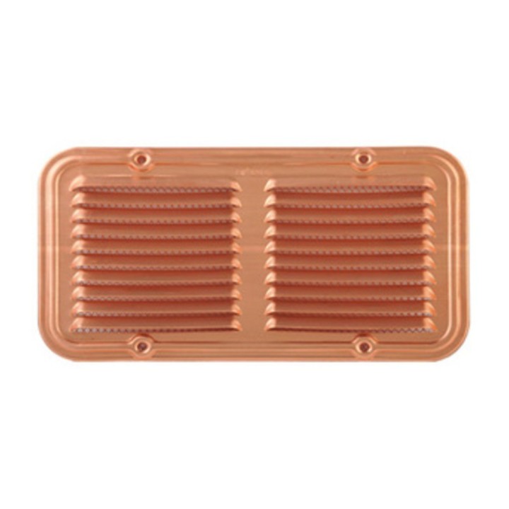 GRIGLIA AERAZIONE RAME ANTINSETTI 14X25 CM