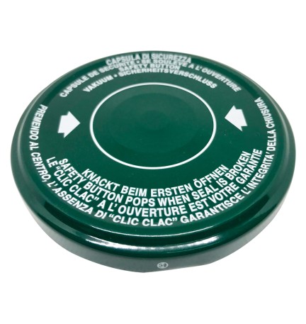 TAPPO PER VASO VETRO BOCCACCIO 'CLIC CLAC' ø mm 63 - cf. 100