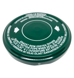 TAPPO PER VASO VETRO BOCCACCIO 'CLIC CLAC' ø mm 82 - cf. 100