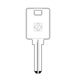 SILCA DS6 CHIAVE PUNZONATA OTTONE