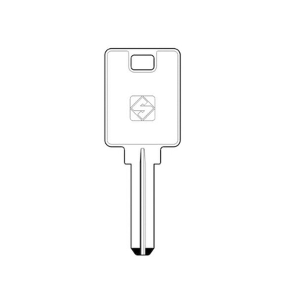 SILCA DS6 CHIAVE PUNZONATA OTTONE