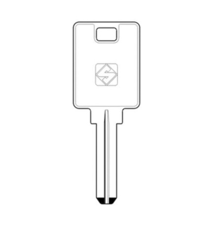 SILCA DS6 CHIAVE PUNZONATA OTTONE