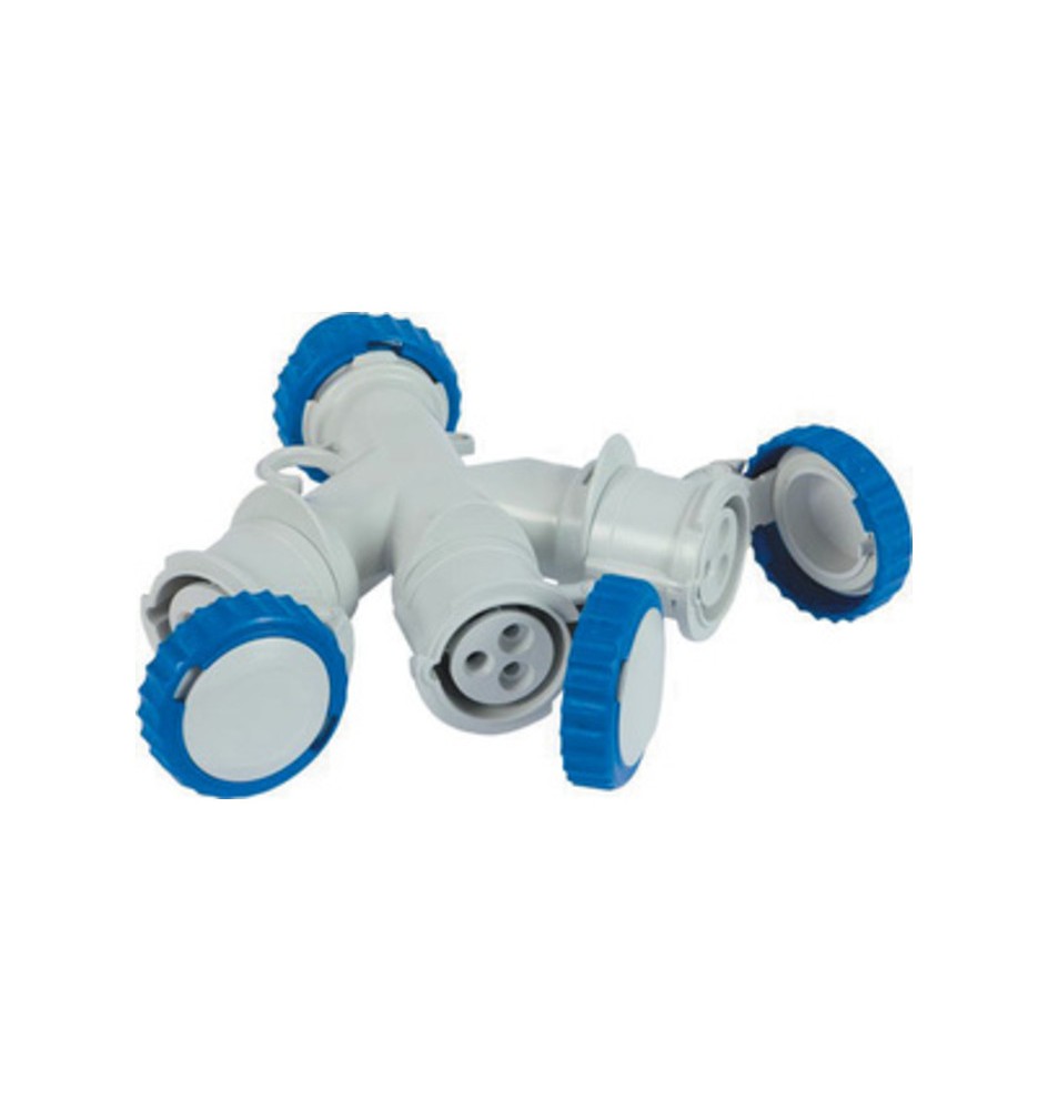 FME 73.120 ADATTATORE CEE 16A 3 PRESE 220V IP67