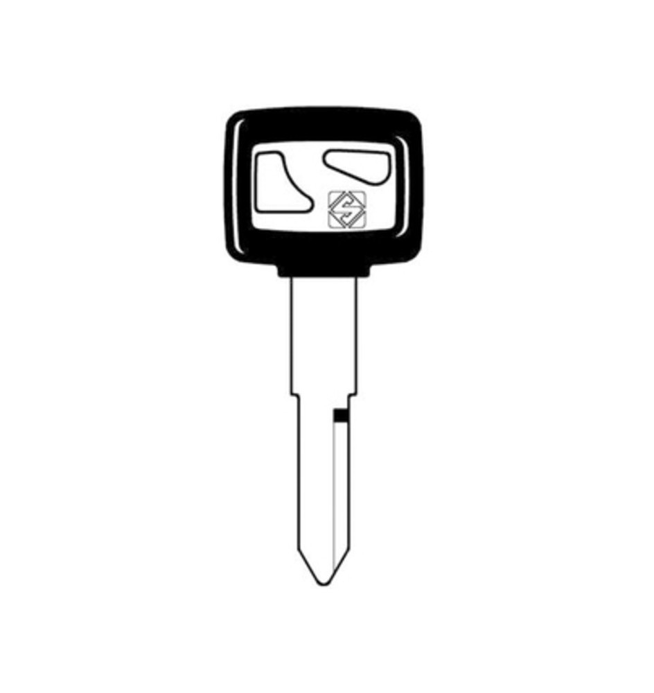 SILCA HON41P CHIAVE AUTO TESTA PLASTICA OTTONE