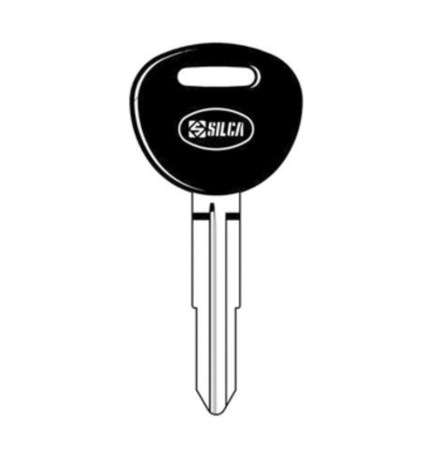 SILCA HYN10BP CHIAVE AUTO TESTA PLASTICA ACCIAIO
