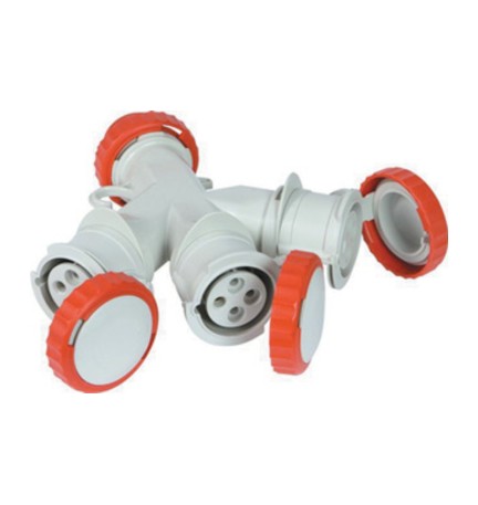 FME 73.140 ADATTATORE CEE 16A 3 PRESE 380V IP44