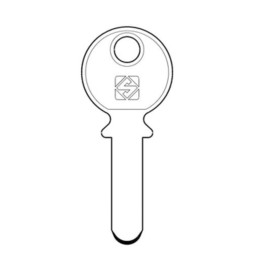 SILCA KA1 CHIAVE PUNZONATA OTTONE