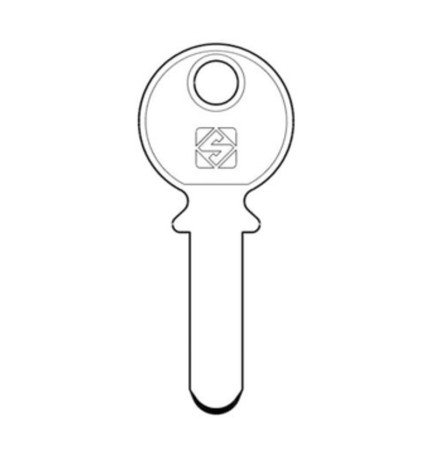 SILCA KA1 CHIAVE PUNZONATA OTTONE