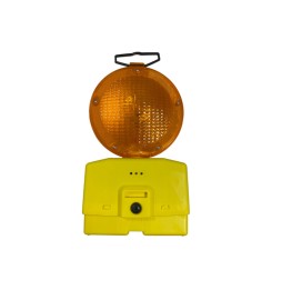 LAMPEGGIANTE P/CANTIERE LUCE GIALLA S/BATTERIA