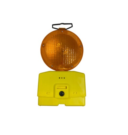 LAMPEGGIANTE P/CANTIERE LUCE GIALLA S/BATTERIA