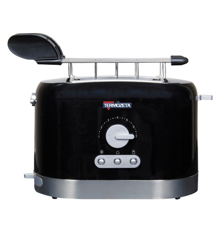 TOSTAPANE 'BLACK INOX' 870 W