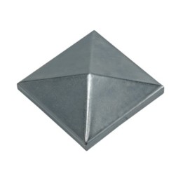 COPRIPILASTRO ACCIAIO QUADRO 80X 80 MM