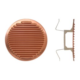 GRIGLIA AERAZIONE RAME ANTINS C/MOLLE 80/125