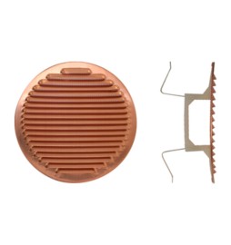 GRIGLIA AERAZIONE RAME ANTINS C/MOLLE 80/125