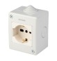 POLYPOOL PP0172X CASSETTA EST IP40 C/PR BIP SCHUKO
