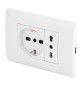 POLYPOOL PP6094X PLACCA C/SUPP PR BIP+PR BIP SCH BCO