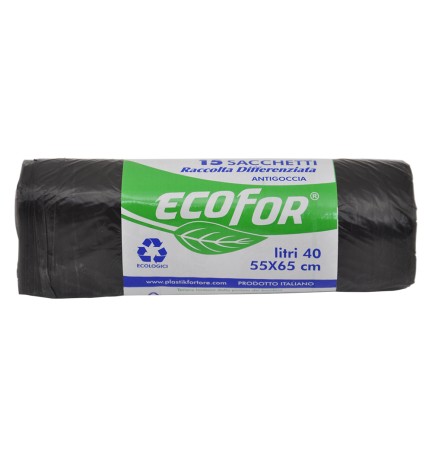 SACCHETTI PER NETTEZZA URBANA cm 70x110 - cf.10 pz - neri