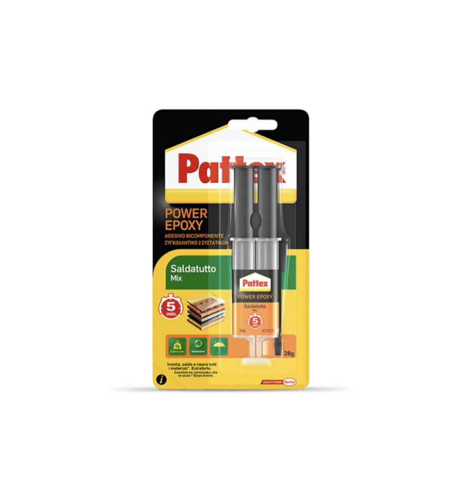 PATTEX POWER EPOXY SALDATUTTO MIX SIRINGA 28 G
