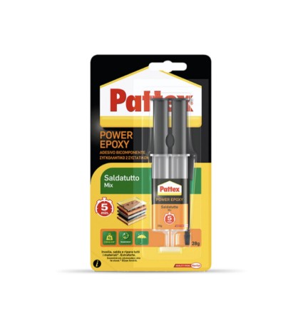 PATTEX POWER EPOXY SALDATUTTO MIX SIRINGA 28 G