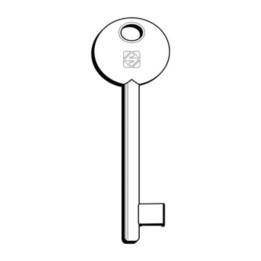 SILCA 6P2D CHIAVE PATENT PARI OTTONATA