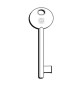 SILCA 6P2D CHIAVE PATENT PARI OTTONATA