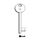 SILCA 6P3D CHIAVE PATENT PARI NICHELATA