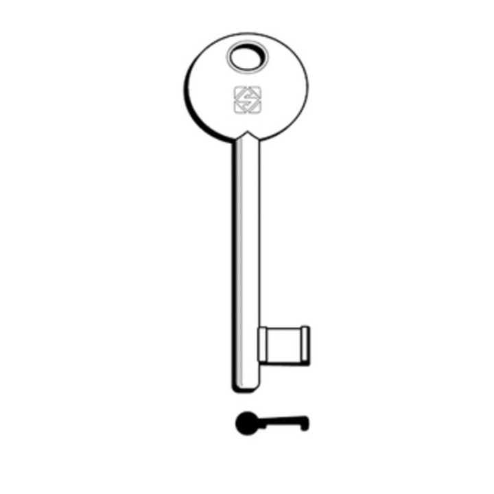 SILCA 6P3S CHIAVE PATENT DISP NICHELATA
