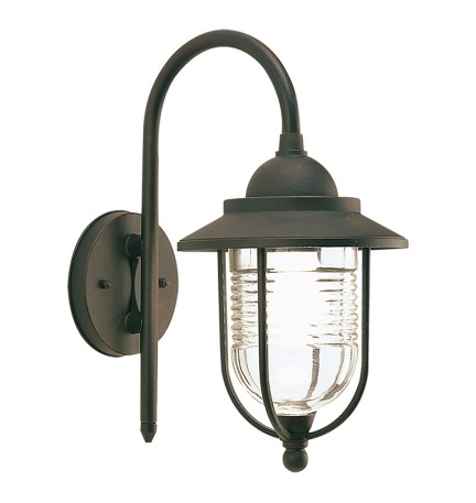 APPLIQUE 'PORTO' 60 W - cm 35 x 18 x 27 ruggine
