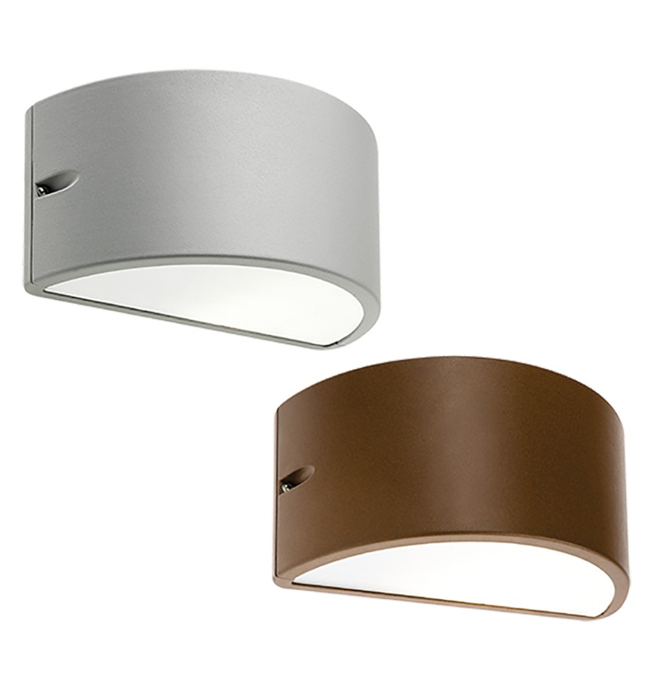 APPLIQUE 'UMBE' 60 W - cm 25 x 12 x 13 corten