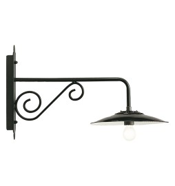 APPLIQUE LUNGA 'ANTIQUE' 25 W - cm 65 x 38 x 30 grigio