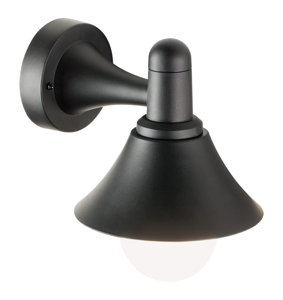 APPLIQUE 'SODA' 40 W - cm 23,5 x 23,5 x 18 nero