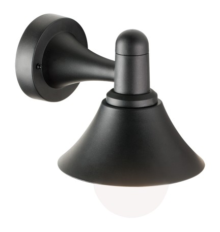 APPLIQUE 'SODA' 40 W - cm 23,5 x 23,5 x 18 nero