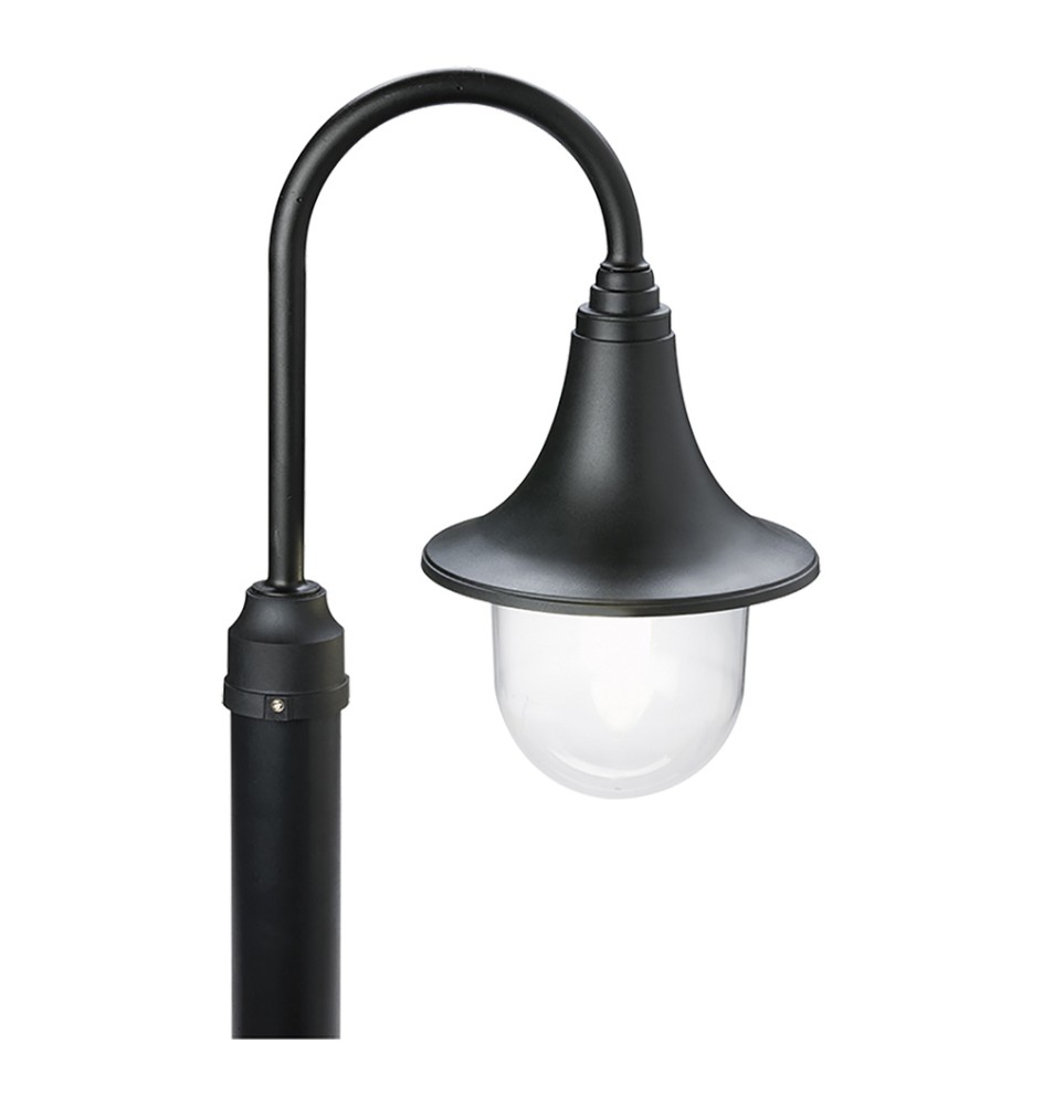 LANTERNA TESTA-PALO 'MARINE' 60 W - cm 41 x 22 x 33 nero