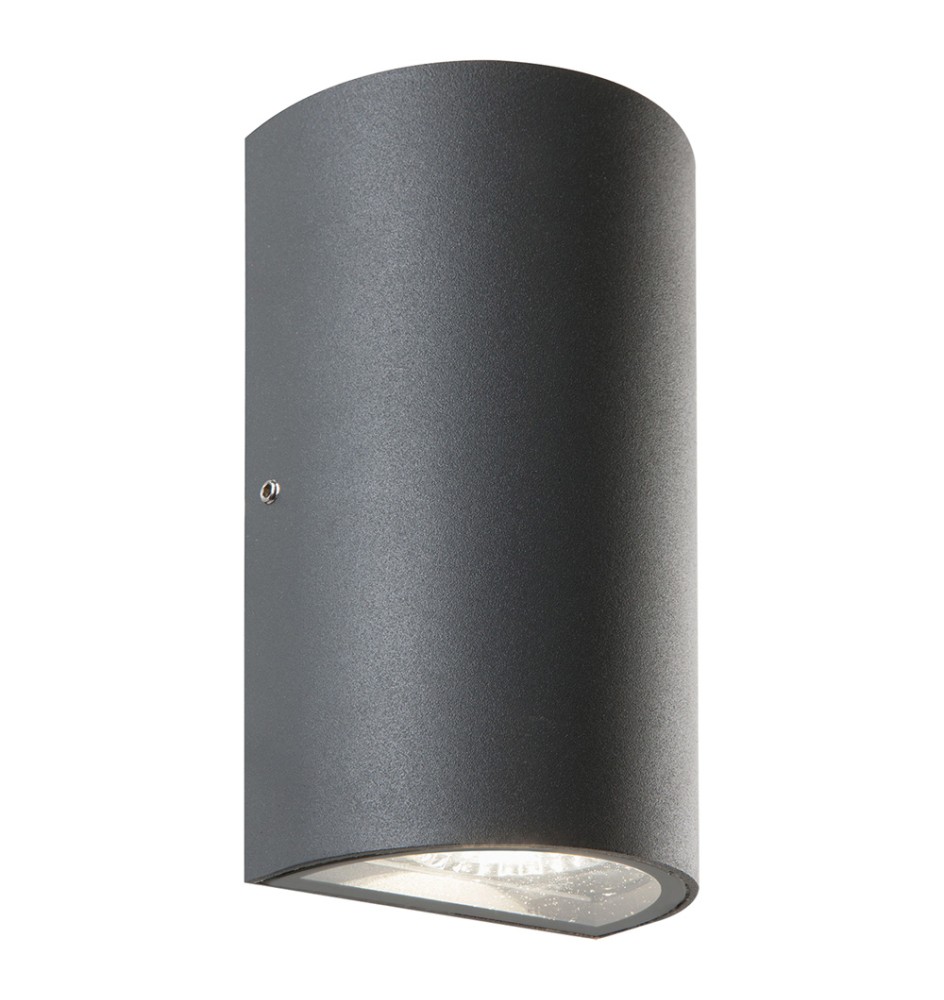 APPLIQUE DOPPIO LED 'TRUMP' 12 W 700 lumen - grigio