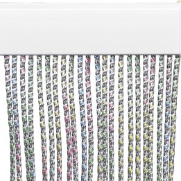 TENDA A CORDONCINO 'MEDUSA' cm 125 x 230 - multicolor
