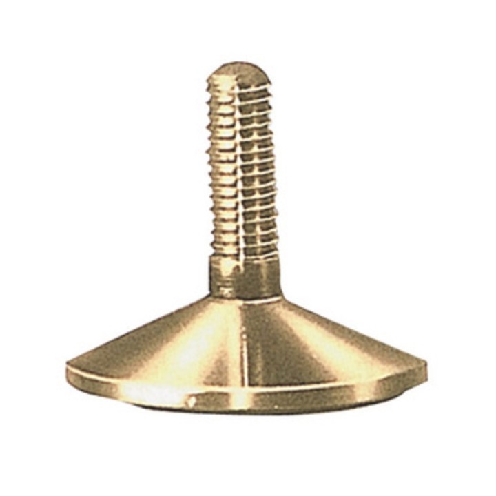 PIEDINO FISSO OTTONE MA10 X D 30 MM*