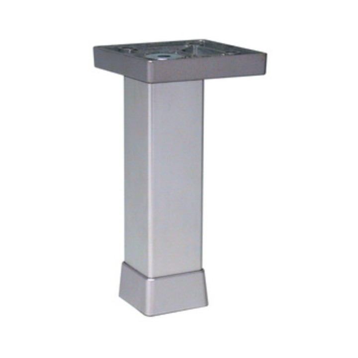 PIEDINO REGOLABILE ALLUM 100 MM P0702-Z ARGENTO