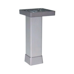 PIEDINO REGOLABILE ALLUM 120 MM P0702-Z ARGENTO